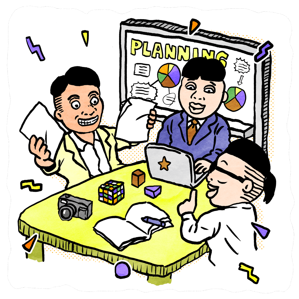 イベント企画・製作のイラスト